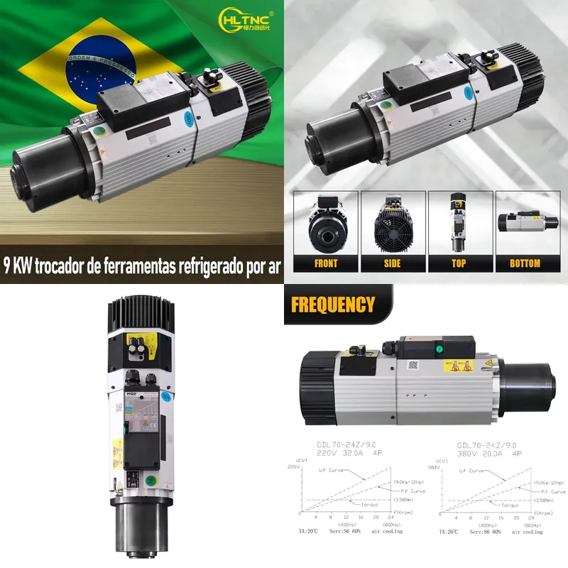 Cnc Spindle Motor - AP01 9KW ISO30 Motor Spindle ATC