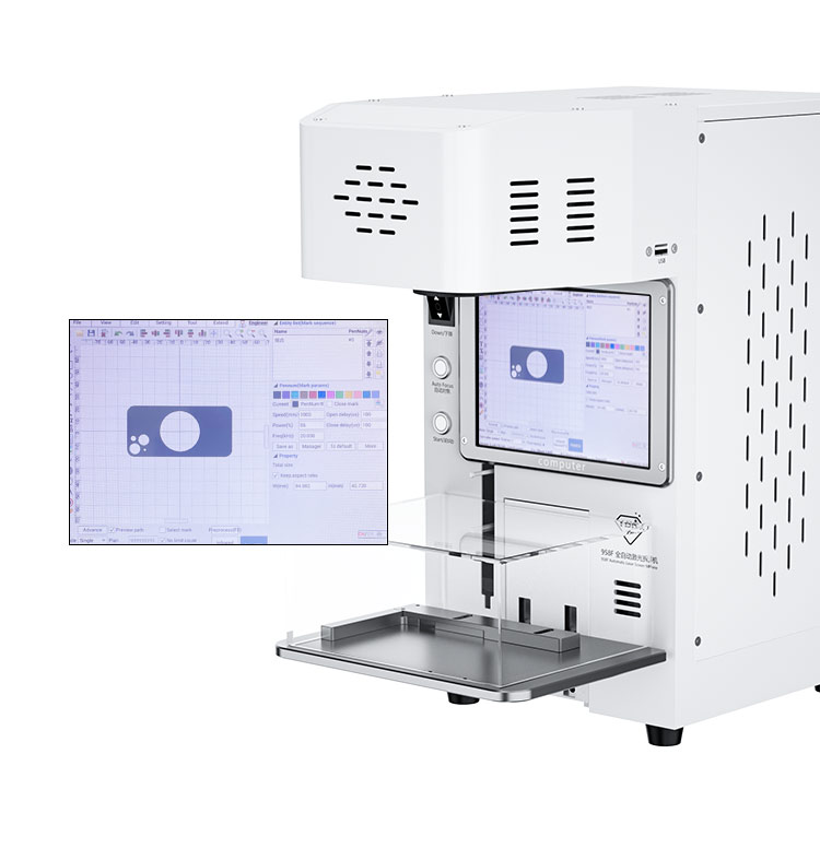 Laser Marking Machine - Mesin Laser Mini TBK 958F 20W