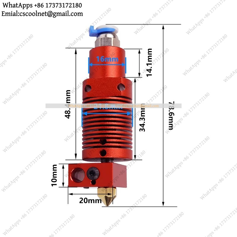 JS03 Kit Ekstruder MK8 Sepenuh - Creality Printer Ender 3 ulasan dan harga