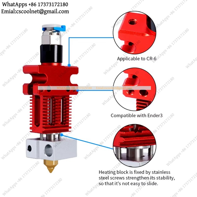 JS03 Kit Ekstruder MK8 Sepenuh - Creality Printer Ender 3 ulasan dan harga